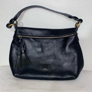 Dooney & Bourke Florentine Twist Strap Hobo Black Purse Retails $438